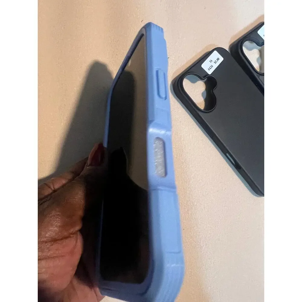 iPhone 16 Phone Cases 3 total ( Black 2, Blue 1)
